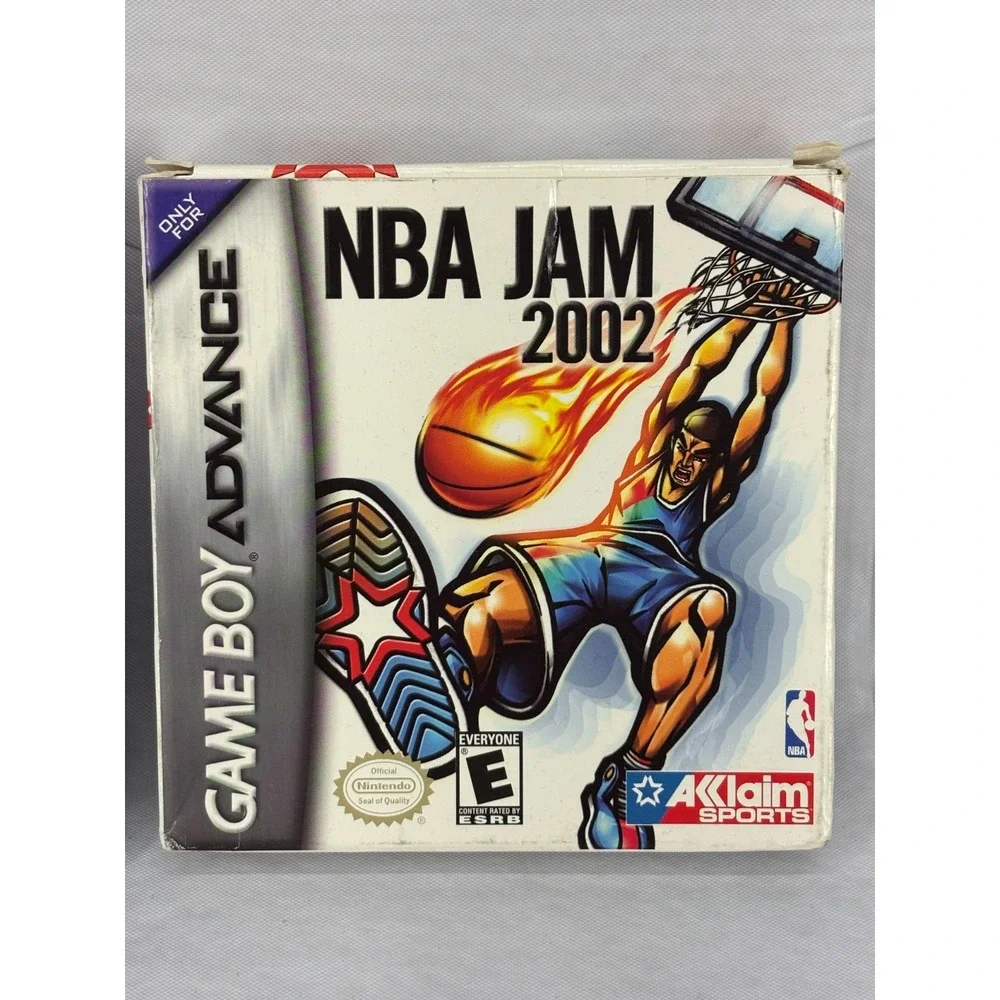 Mario Kart Super Circuit NBA Jam 2002 Nintendo Game Boy Advance GBA Box ONLY Lot